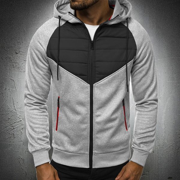 autumn of casual with hoodie zipper men hoodies fashion high-street sports jacket men's sport coat, Black
autumn of casual with hoodie zipper men hoodies fashion high-street sports jacket men's sport coat, Black