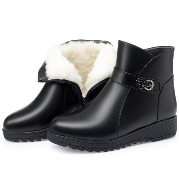 New Warm Comfort Winter Shoes Fashion Casual Boots Flat Non-slip Mother Ankle Boots Plus Size 35-43 Black Shoes Women Snow
New Warm Comfort Winter Shoes Fashion Casual Boots Flat Non-slip Mother Ankle Boots Plus Size 35-43 Black Shoes Women Snow