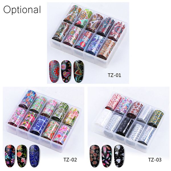 10pcs nail foil polish stickers mix rose flower transfer foil nails decal sliders for nail art sticker decoration manicure, Black
10pcs nail foil polish stickers mix rose flower transfer foil nails decal sliders for nail art sticker decoration manicure, Black