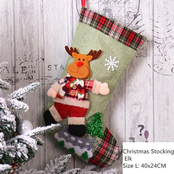 2020 new 1 pcs christmas stockings socks with snowman santa elk bear printing xmas candy gift bag fireplace xmas tree decoration new year
2020 new 1 pcs christmas stockings socks with snowman santa elk bear printing xmas candy gift bag fireplace xmas tree decoration new year