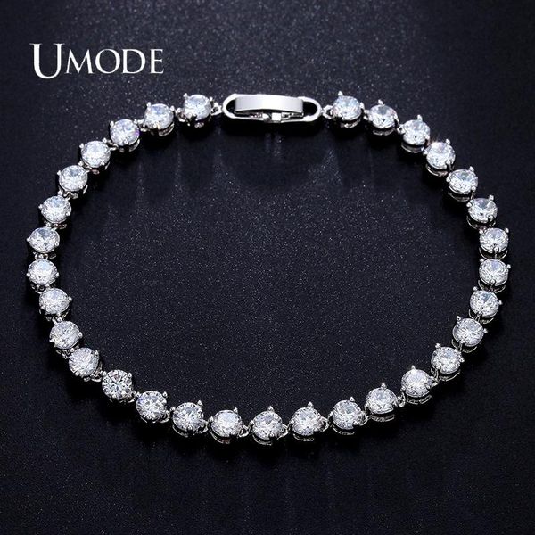 umode 0.4ct round clear cubic zirconia tennis bracelets for women men bracelets wedding luxury couple jewelry accessories ub0078, Golden;silver
umode 0.4ct round clear cubic zirconia tennis bracelets for women men bracelets wedding luxury couple jewelry accessories ub0078, Golden;silver