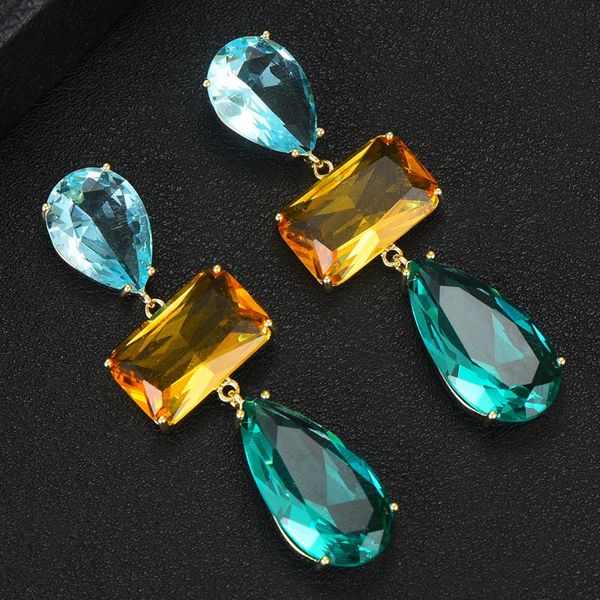 missvikki clear crystal waterdrop dangle earring for women geometric squar earrings zircon cross earring jewelry, Silver
missvikki clear crystal waterdrop dangle earring for women geometric squar earrings zircon cross earring jewelry, Silver