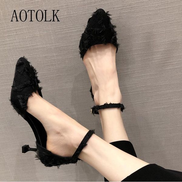 dress shoes high heels pumps women brand casual female sheos flock fashion strap style thin pointed toe confortable plush size, Black
dress shoes high heels pumps women brand casual female sheos flock fashion strap style thin pointed toe confortable plush size, Black