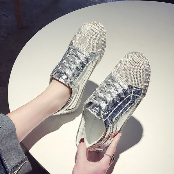 rimocy flat heels silver crystal shoes woman autumn rhinestones sneakers women school walking flats casual zapatillas mujer y200424, Black
rimocy flat heels silver crystal shoes woman autumn rhinestones sneakers women school walking flats casual zapatillas mujer y200424, Black