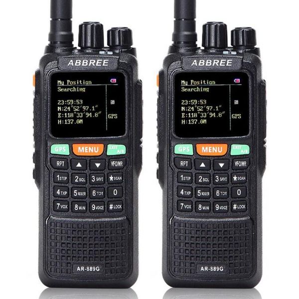 walkie talkie 2pcs abbree ar-889g 10w gps sos night backlight duplex cross band dual portable two way radio
walkie talkie 2pcs abbree ar-889g 10w gps sos night backlight duplex cross band dual portable two way radio
