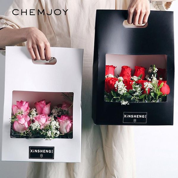 gift wrap 5pcs kraft paper bags flower rose box with handle waterproof bouquet florist packing valentine's day party decorations
gift wrap 5pcs kraft paper bags flower rose box with handle waterproof bouquet florist packing valentine's day party decorations