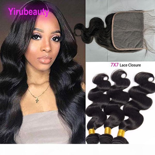 peruvian 100% human hair body wave bundles with 7x7 lace closure natural color 4 pieces lot body wave hair extensions with 7 by 7 closure, Black;brown
peruvian 100% human hair body wave bundles with 7x7 lace closure natural color 4 pieces lot body wave hair extensions with 7 by 7 closure, Black;brown