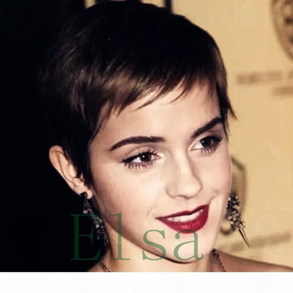 short brazilian virgin none lace human hair short pixie cut hair wig with bang for women, Black;brown
short brazilian virgin none lace human hair short pixie cut hair wig with bang for women, Black;brown