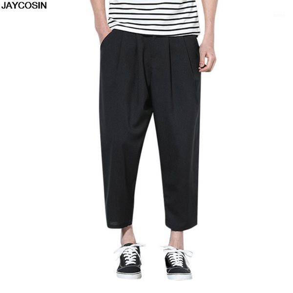 klv pants new summer men's large size nine pants wide leg linen solid color casual diy for all season 96031, Black
klv pants new summer men's large size nine pants wide leg linen solid color casual diy for all season 96031, Black