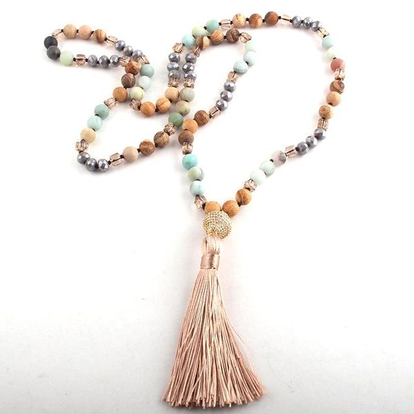 pendant necklaces fashion bohemian tribal jewelry stone long knotted micro zircon pave link tassel d, Silver
pendant necklaces fashion bohemian tribal jewelry stone long knotted micro zircon pave link tassel d, Silver