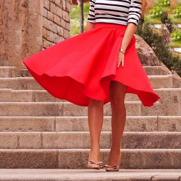 fashion women skirt high waist all match female casual solid loose knee length skirts drop shipping good quality, Black
fashion women skirt high waist all match female casual solid loose knee length skirts drop shipping good quality, Black