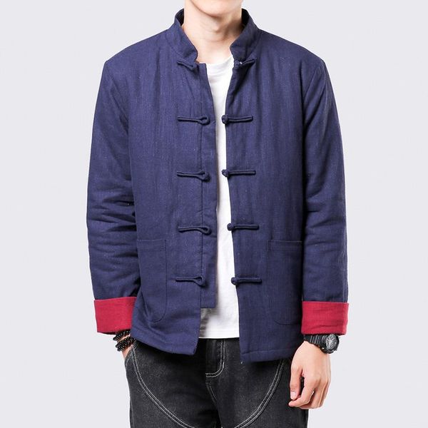 men's down & parkas chinese style costume pourpoint thickening warm winter cotton-padded jacket wind menswear button loose coat, Black
men's down & parkas chinese style costume pourpoint thickening warm winter cotton-padded jacket wind menswear button loose coat, Black