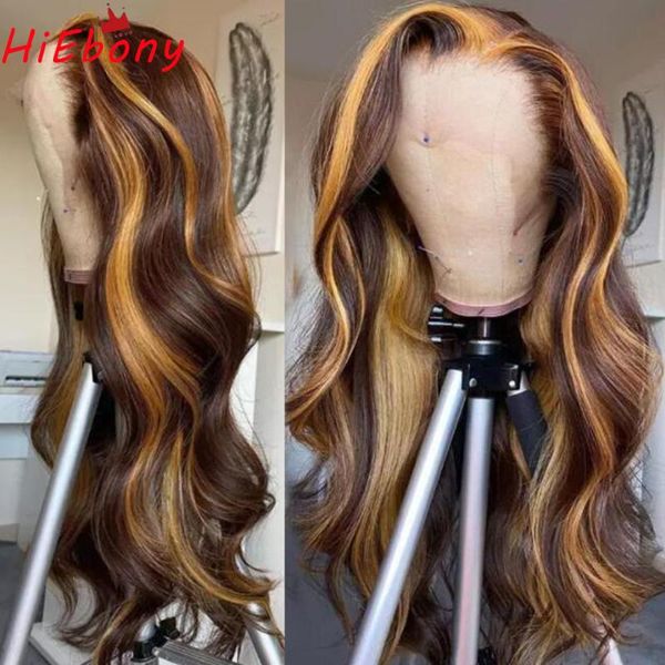 lace wigs hiebony preplucked front hihglight 180% density wavy glueless remy hair transparent wig with baby, Black;brown
lace wigs hiebony preplucked front hihglight 180% density wavy glueless remy hair transparent wig with baby, Black;brown