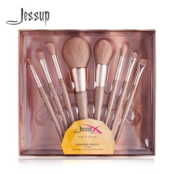 makeup brushes jessup shining party golden brush powder blusher eyeshadow foundation synthetic hair gift box
makeup brushes jessup shining party golden brush powder blusher eyeshadow foundation synthetic hair gift box