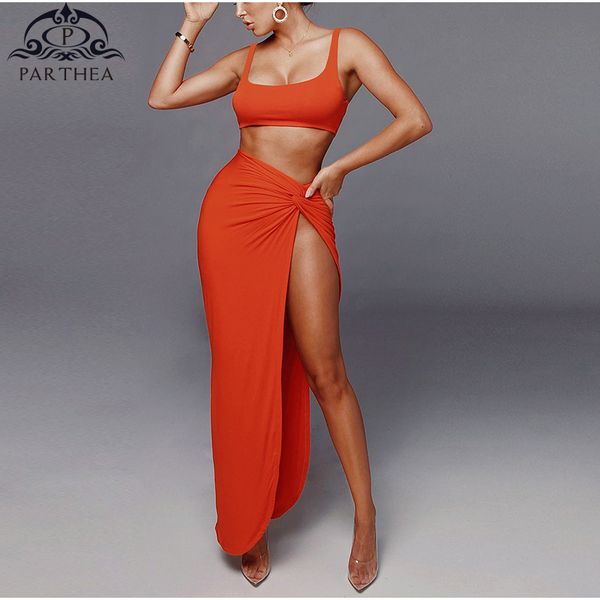 parthea summer long dress 2 piece women solid color sleevelsee high split dresses woman party night club wear maxi dress t200707, Black;gray
parthea summer long dress 2 piece women solid color sleevelsee high split dresses woman party night club wear maxi dress t200707, Black;gray