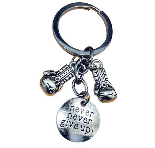 give boxing new up never gloves never inspirational keychain fitness bodybuilding keychain creative backpack pendant 4, Slivery;golden
give boxing new up never gloves never inspirational keychain fitness bodybuilding keychain creative backpack pendant 4, Slivery;golden