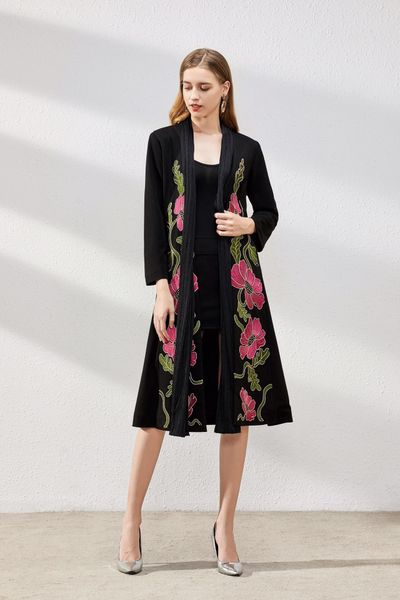 mother in the autumn cardigan coat long 2020 new noble rich wife wind clothes middle-aged women's clothing, Black;gray
mother in the autumn cardigan coat long 2020 new noble rich wife wind clothes middle-aged women's clothing, Black;gray