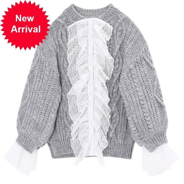 2021 new autumn winter fashions the gray neck-neck jumper amends rental track designer luxury elegant woman sweater chic mesh 58b9, White;black
2021 new autumn winter fashions the gray neck-neck jumper amends rental track designer luxury elegant woman sweater chic mesh 58b9, White;black