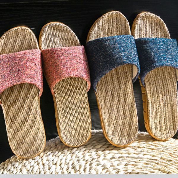 women flax slippers 2020 new summer indoor shoes home slipper woman man open toe linen belt slides female sandals flip flops, Black
women flax slippers 2020 new summer indoor shoes home slipper woman man open toe linen belt slides female sandals flip flops, Black