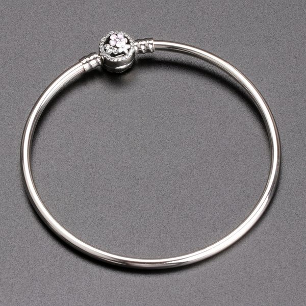 2020n 925 sterling silver bangle bloom flower enamel clasp for pandora charms silver beads bracelet women jewelry diy making, Black
2020n 925 sterling silver bangle bloom flower enamel clasp for pandora charms silver beads bracelet women jewelry diy making, Black