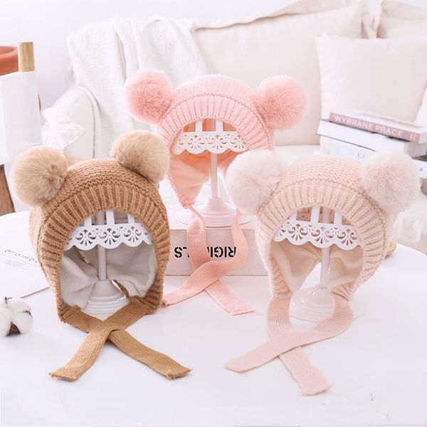 newborn baby hat winter knitted warm cute double pompom infant baby boy girl cap ear protection hats kids beanie bonnet enfant
newborn baby hat winter knitted warm cute double pompom infant baby boy girl cap ear protection hats kids beanie bonnet enfant
