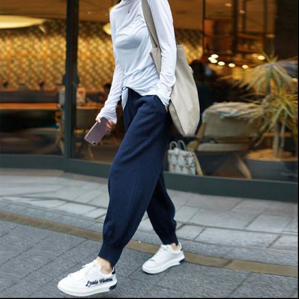 beliarst2018 new wear harem pants cashmere pants women casual high waist bloomers feet loose knit wool long carrot pants, Black;white
beliarst2018 new wear harem pants cashmere pants women casual high waist bloomers feet loose knit wool long carrot pants, Black;white