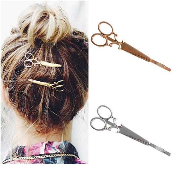 chic korean style women scissors shape hair clip fashion hair pin hair accessory chi jllngl, Silver
chic korean style women scissors shape hair clip fashion hair pin hair accessory chi jllngl, Silver