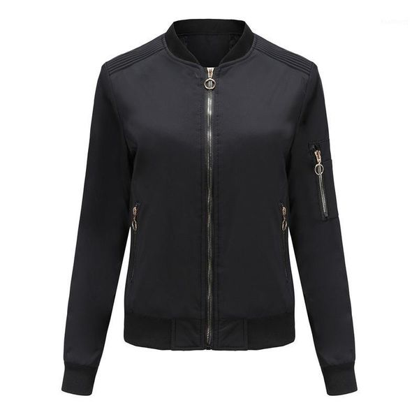 autumn and winter new women jacket casual thin cotton jacket women solid color stand collar leather cropped1, Black;brown
autumn and winter new women jacket casual thin cotton jacket women solid color stand collar leather cropped1, Black;brown