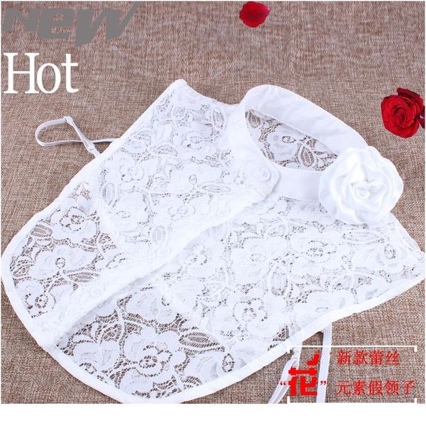 fashion women lace shirt fake collar detachable collar white rose false collar lapel vintage stand fake ha qylmal, Blue;red
fashion women lace shirt fake collar detachable collar white rose false collar lapel vintage stand fake ha qylmal, Blue;red