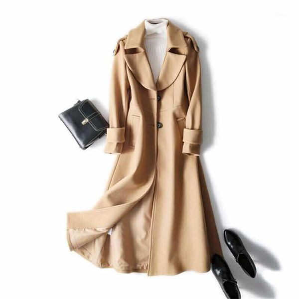 2020 new ladies' jacket fashion single breasted slim female autumn winter wool coat lengthen outwear spring women wool coat1, Black
2020 new ladies' jacket fashion single breasted slim female autumn winter wool coat lengthen outwear spring women wool coat1, Black