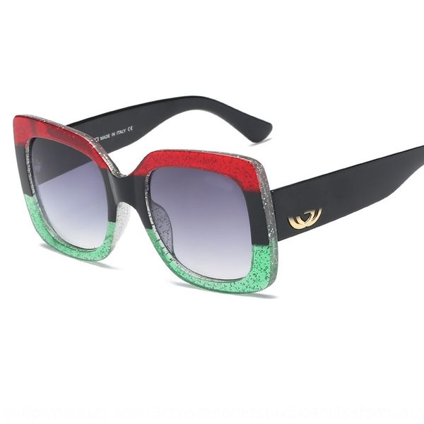 large glasses women's yqja4 sun new fashionable frame colorful sunglasses 0084, White;black
large glasses women's yqja4 sun new fashionable frame colorful sunglasses 0084, White;black