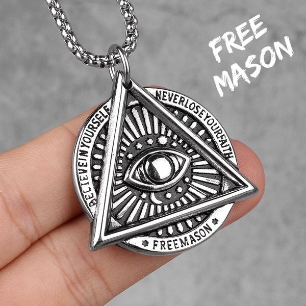 masonic demon eye long men necklaces pendants chain punk for boyfriend male stainless steel jewelry creativity gift wholesale h wmtkfg, Black
masonic demon eye long men necklaces pendants chain punk for boyfriend male stainless steel jewelry creativity gift wholesale h wmtkfg, Black