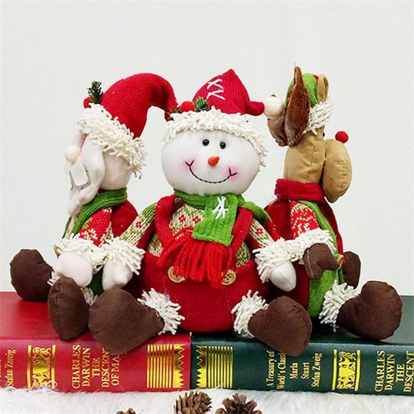 christmas decorations santa claus snowman dolls for home retractable standing toy birthday party gift kids natal1
christmas decorations santa claus snowman dolls for home retractable standing toy birthday party gift kids natal1