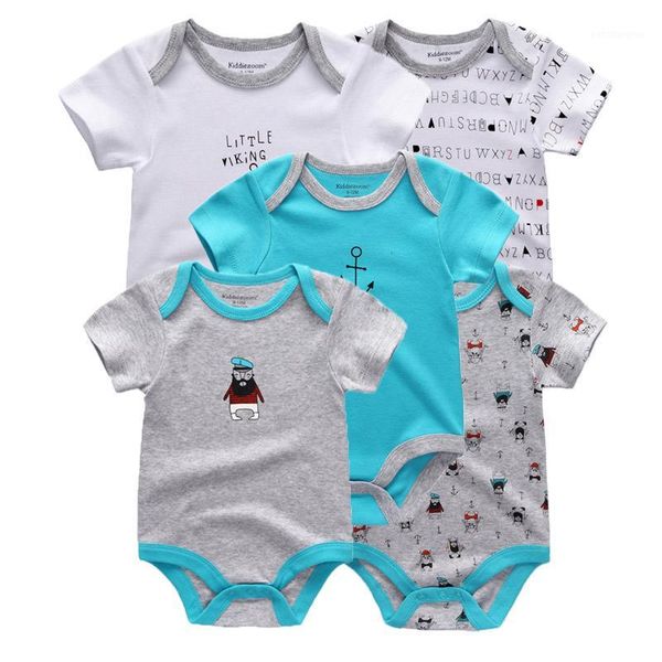 jumpsuits 5 pcs/lot born baby rompers short sleevele jumpsuit o-neck 0-12m summer children clothing soft infant sets1, Blue
jumpsuits 5 pcs/lot born baby rompers short sleevele jumpsuit o-neck 0-12m summer children clothing soft infant sets1, Blue