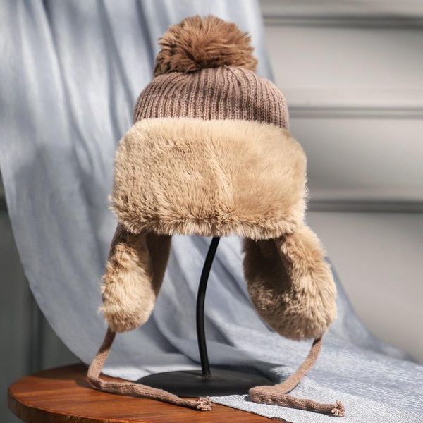 beanie/skull caps 2021 fashion warm winter knitted beanies bomber hats for women earflap bonnet pompom snow ski cap outdoor travel hat, Blue;gray
beanie/skull caps 2021 fashion warm winter knitted beanies bomber hats for women earflap bonnet pompom snow ski cap outdoor travel hat, Blue;gray