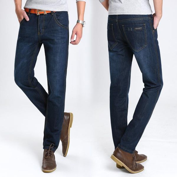 business mens classic denim jeans dropshipping summer thin slim fit pants high stretch fashion skinny male vintage jeans, Blue
business mens classic denim jeans dropshipping summer thin slim fit pants high stretch fashion skinny male vintage jeans, Blue