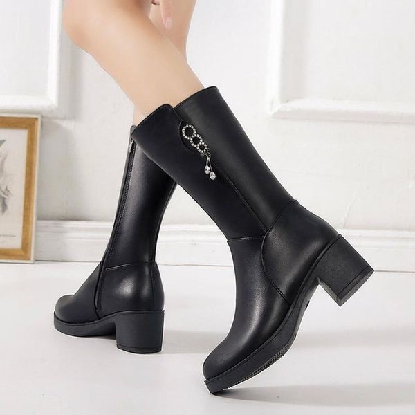 womens boots retro buckle leather boots handmade pu leather mid-calf booties women high cowboy fashion femmes botas mujer, Black
womens boots retro buckle leather boots handmade pu leather mid-calf booties women high cowboy fashion femmes botas mujer, Black