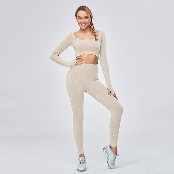 2 pcs/set seamless women sport suit gym workout clothes long sleeve fitness crop high waist leggings yoga set home clothes, White;red
2 pcs/set seamless women sport suit gym workout clothes long sleeve fitness crop high waist leggings yoga set home clothes, White;red