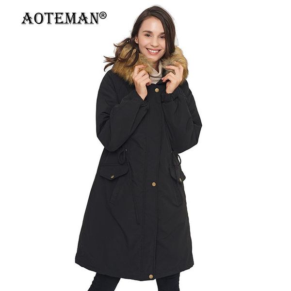 women winter jackets hooded warm parkas thick coats solid vintage female jacket casual outwears windbreaker women clothing ll141, Black
women winter jackets hooded warm parkas thick coats solid vintage female jacket casual outwears windbreaker women clothing ll141, Black