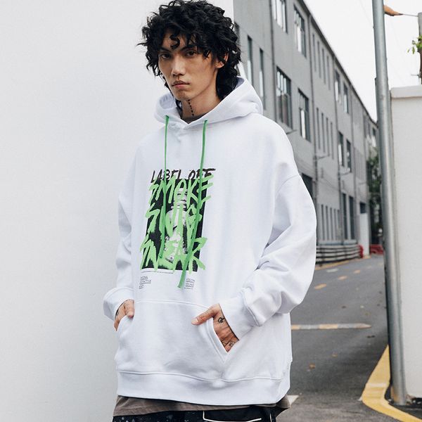 20fw autumn/winter fashion custom oversize shoulder graffiti printed sweatshirt with casual male hood, Black
20fw autumn/winter fashion custom oversize shoulder graffiti printed sweatshirt with casual male hood, Black