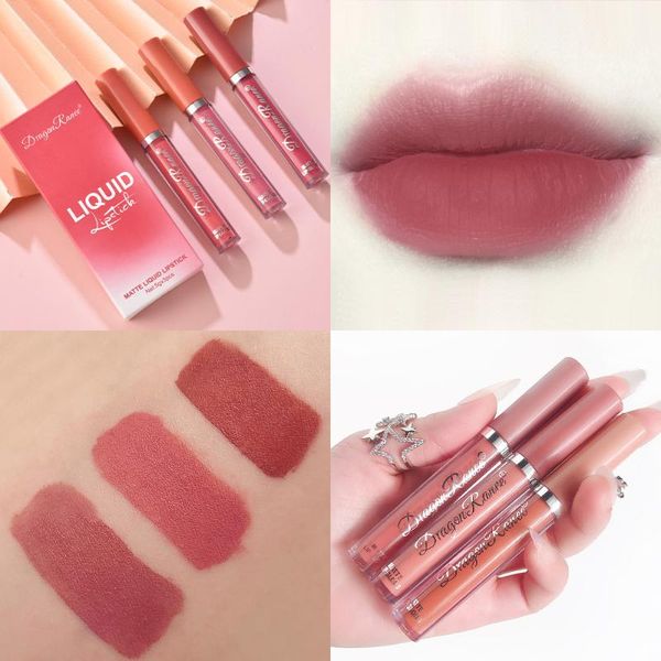 3pcs/set nude lip gloss 4 styles in box long lasting waterproof red purple pumpkin velvet matte liquid lipstick am201
3pcs/set nude lip gloss 4 styles in box long lasting waterproof red purple pumpkin velvet matte liquid lipstick am201