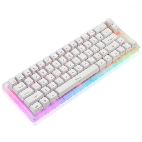 k66 glazed colorful mechanical keyboard gateron switch crystalline based keyboard 66keys 16.8 million rgb 40gbps type -c1
k66 glazed colorful mechanical keyboard gateron switch crystalline based keyboard 66keys 16.8 million rgb 40gbps type -c1