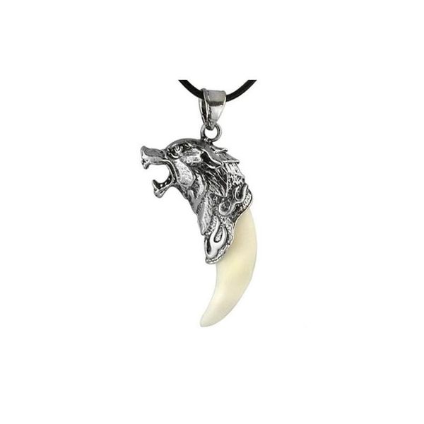 wholesale-2016 new trendy wolf tooth brave man's necklace titanium steel domineering pendant jewelry 5 jllyti dh_garden, Silver
wholesale-2016 new trendy wolf tooth brave man's necklace titanium steel domineering pendant jewelry 5 jllyti dh_garden, Silver