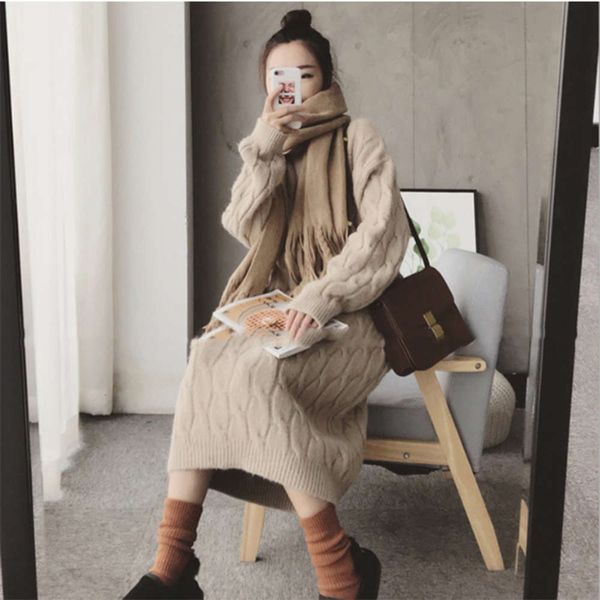 autumn and materni thickening fashion changchun loose knit large winter sweater hepburn drs, White
autumn and materni thickening fashion changchun loose knit large winter sweater hepburn drs, White