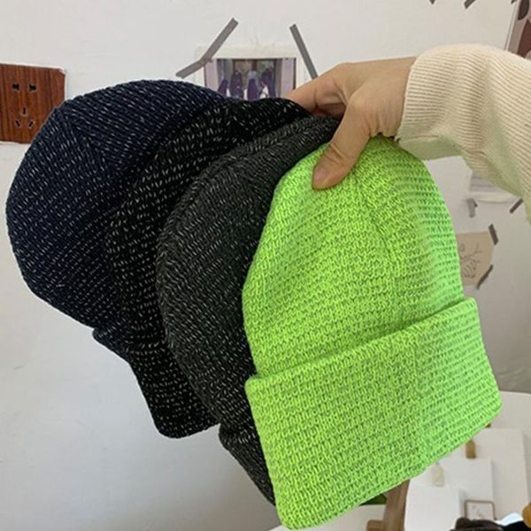 beanies reflective knitted beanie hat winter warm night running cycling high visibility safety hip hop cuffed skull cap
beanies reflective knitted beanie hat winter warm night running cycling high visibility safety hip hop cuffed skull cap