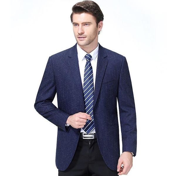 middle aged dad plaid casual suit single coat men's loose middle aged and old men's suit cover, White;black
middle aged dad plaid casual suit single coat men's loose middle aged and old men's suit cover, White;black