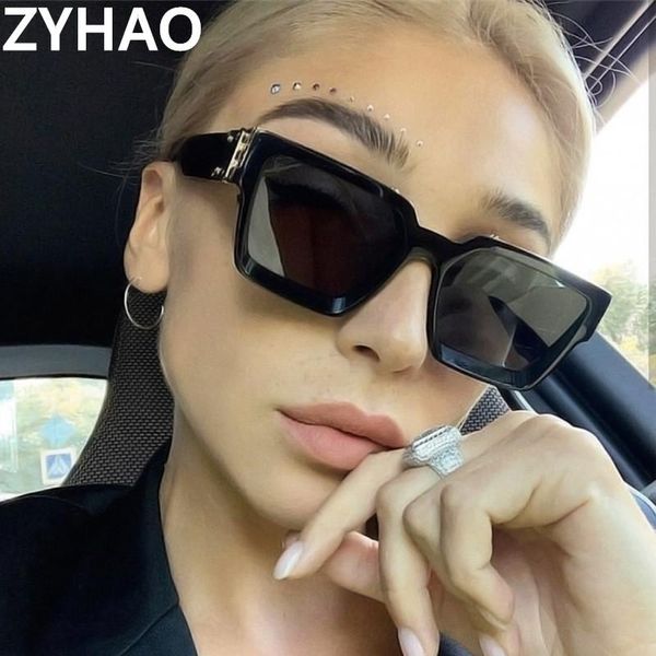 sunglasses 2021 fashion big frame women vintage square broadside men glasses punk black sun female male, White;black
sunglasses 2021 fashion big frame women vintage square broadside men glasses punk black sun female male, White;black