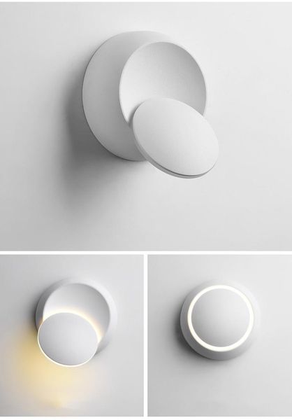 6w led wall lamp 360 degree rotation adjustable bedside light white and black creative wall lamp black modern aisle round1
6w led wall lamp 360 degree rotation adjustable bedside light white and black creative wall lamp black modern aisle round1
