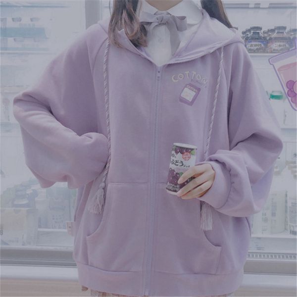 2021 nice soft-eared cap an autumn hoodie with a hood streetwear feminine oversized casual kawaii winter japanese girl hoodies 1ki0, Black
2021 nice soft-eared cap an autumn hoodie with a hood streetwear feminine oversized casual kawaii winter japanese girl hoodies 1ki0, Black