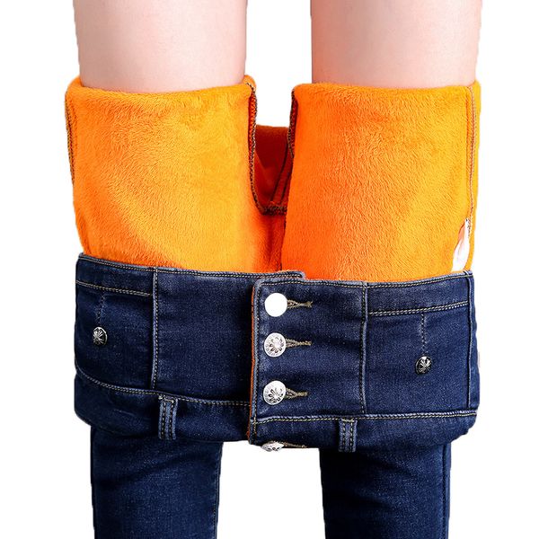 winter women warm denim pencil pants fashion slim plus velvet high waist black jeans female casual skinny fleeces thick jeans y1214, Blue
winter women warm denim pencil pants fashion slim plus velvet high waist black jeans female casual skinny fleeces thick jeans y1214, Blue